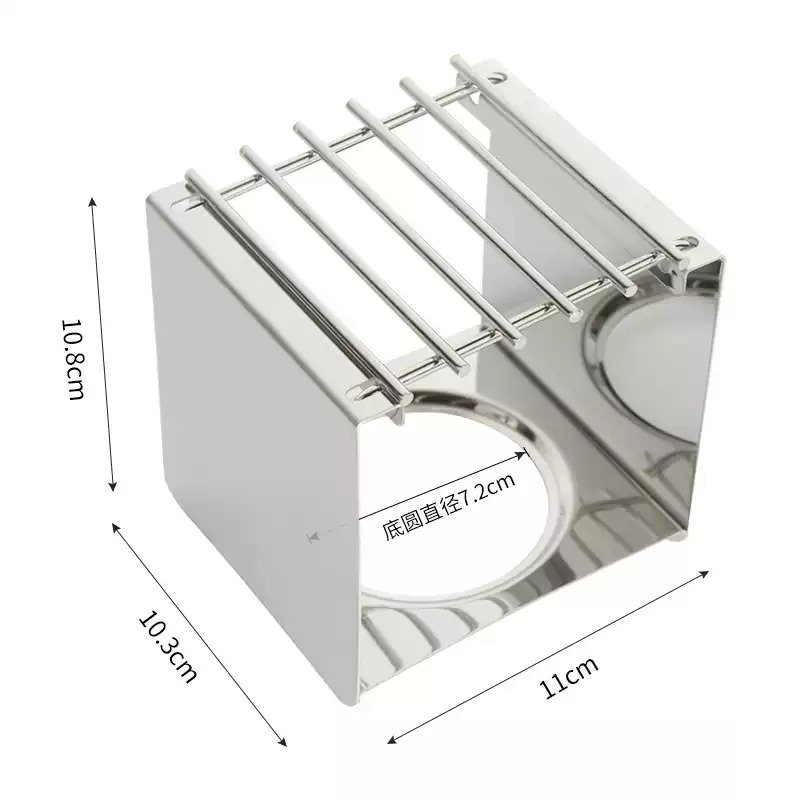 Camping Cooking Device - Stainless Steel Square Coffee Stove Stand