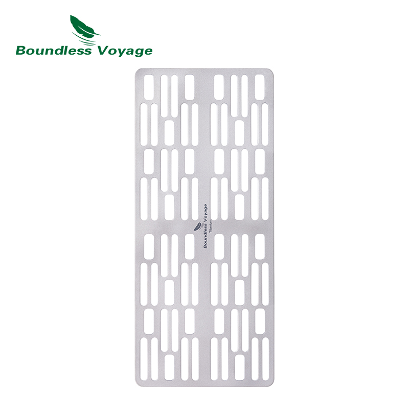 Camping Cooking Device - Boundeless Voyage Outdoor Camping Titanium Charcoal
