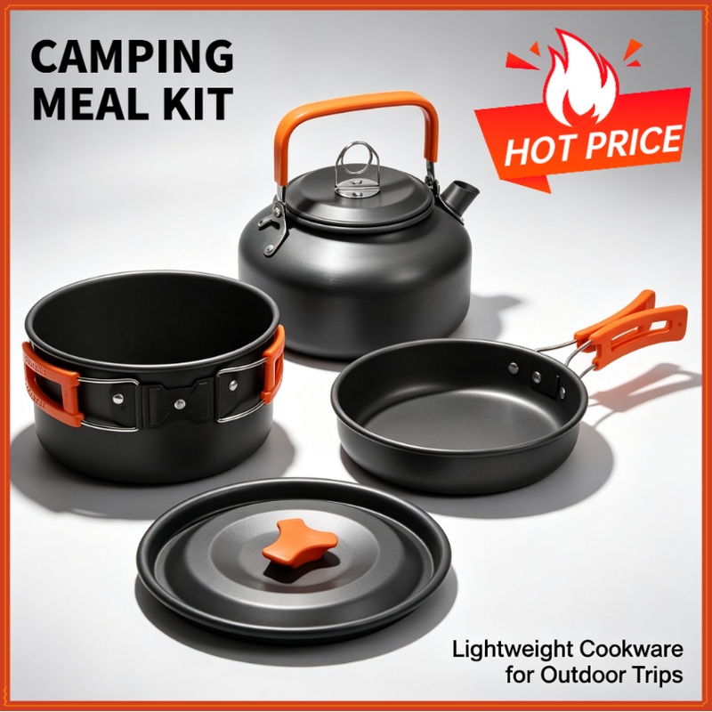 Camping Cooking Ware Set - Camping Cooking set Camping Cookware Travel