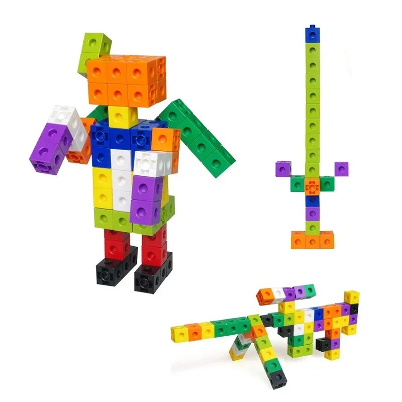 100PCS Set Linking Cubes Math  - Fire Starter Cube ulasan dan harga