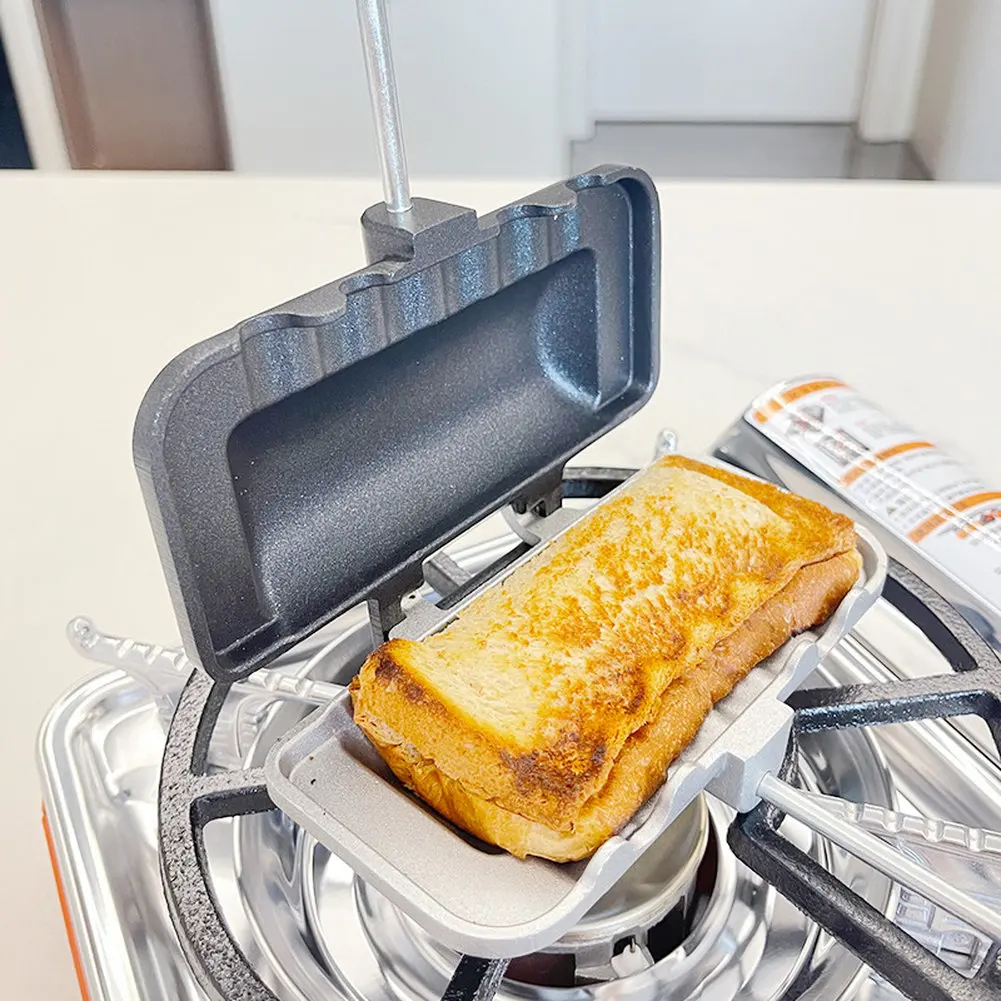 ANon-stick Aluminum Sandwich P - Camping Cooking Utensil Roll ulasan dan harga