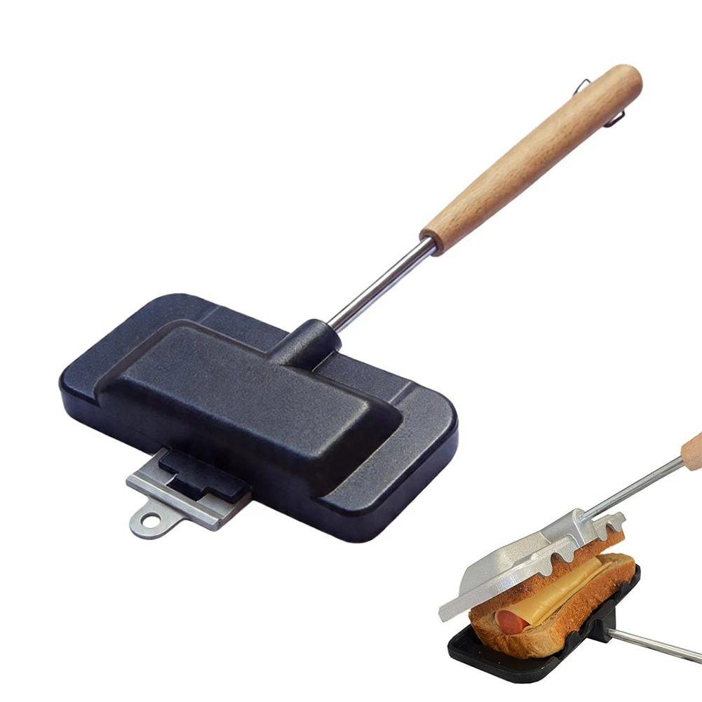 ANon-stick Aluminum Sandwich P - Camping Cooking Utensil Roll ulasan dan harga