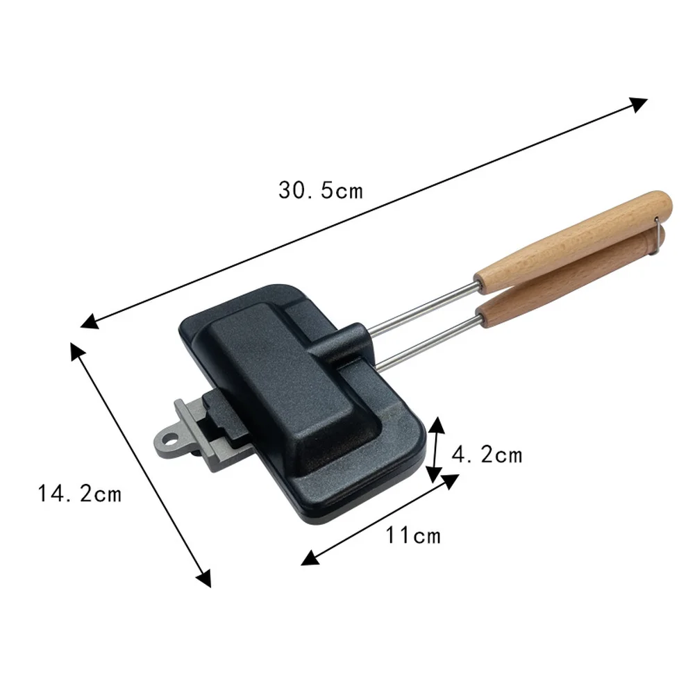 ANon-stick Aluminum Sandwich P - Camping Cooking Utensil Roll ulasan dan harga