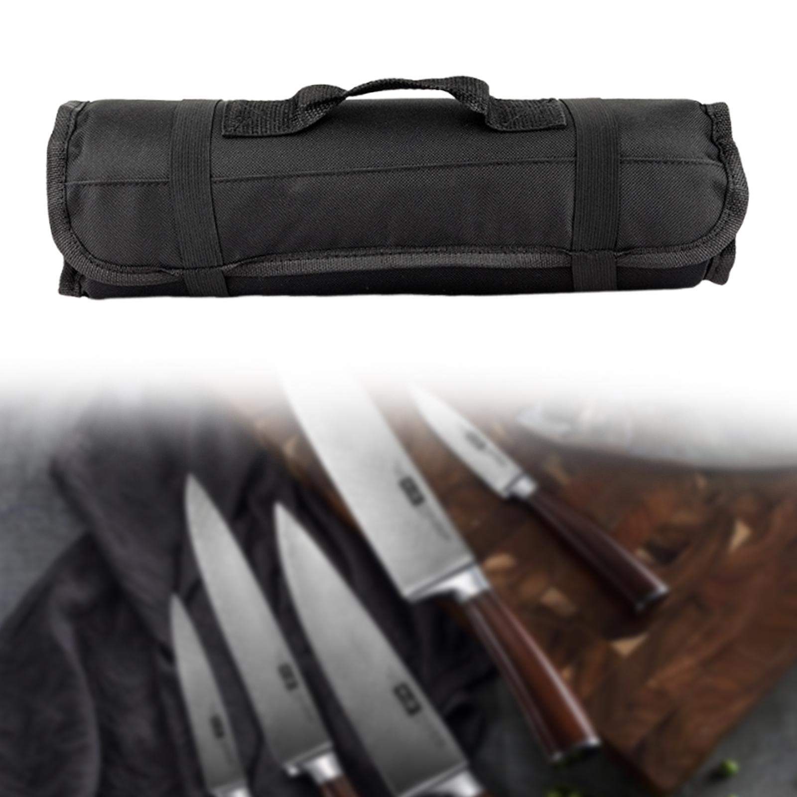 Chef Knife Bag Roll Oxford Clo - Camping Cooking Utensil Roll ulasan dan harga