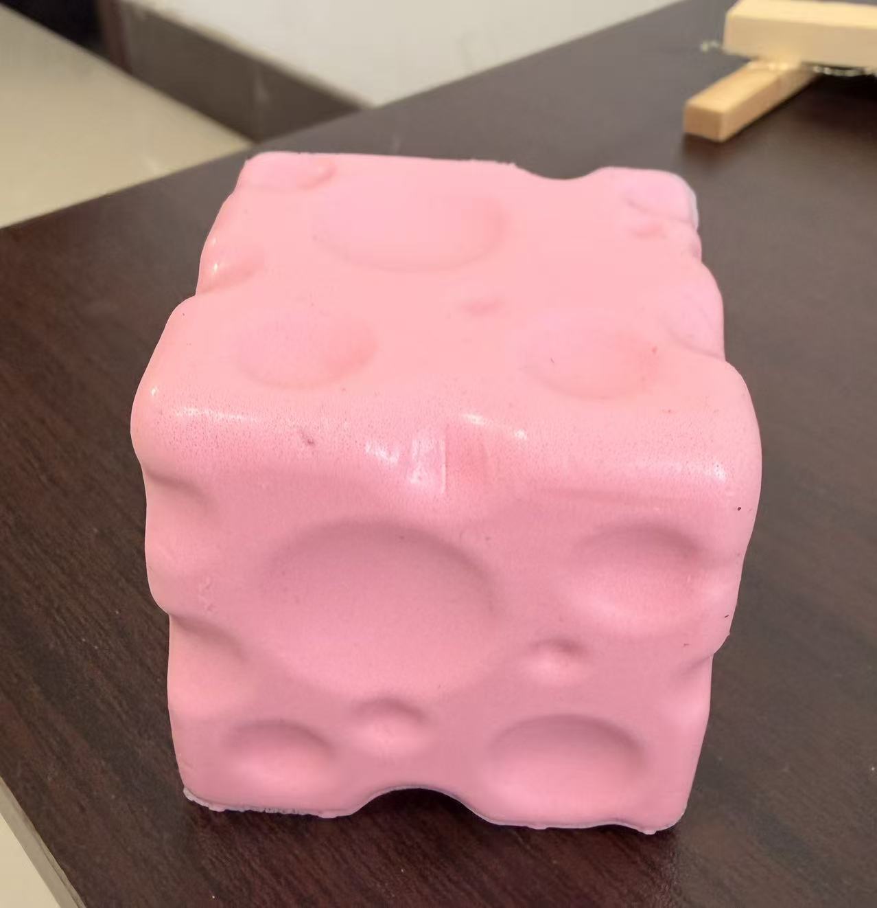 Taba Squishy Cheese Cube Stres - Fire Starter Cube ulasan dan harga