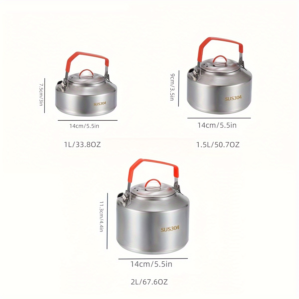 304Stainless Steel Capsules fo - Camping Cooking Set 2 Person ulasan dan harga