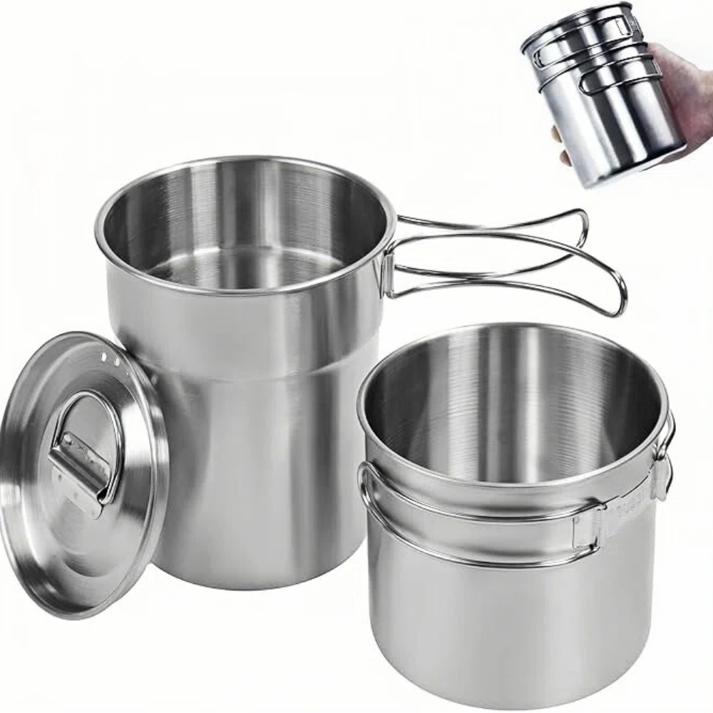 Foldable Camping Cups Mugs Cam - Camping Cooking Rice ulasan dan harga