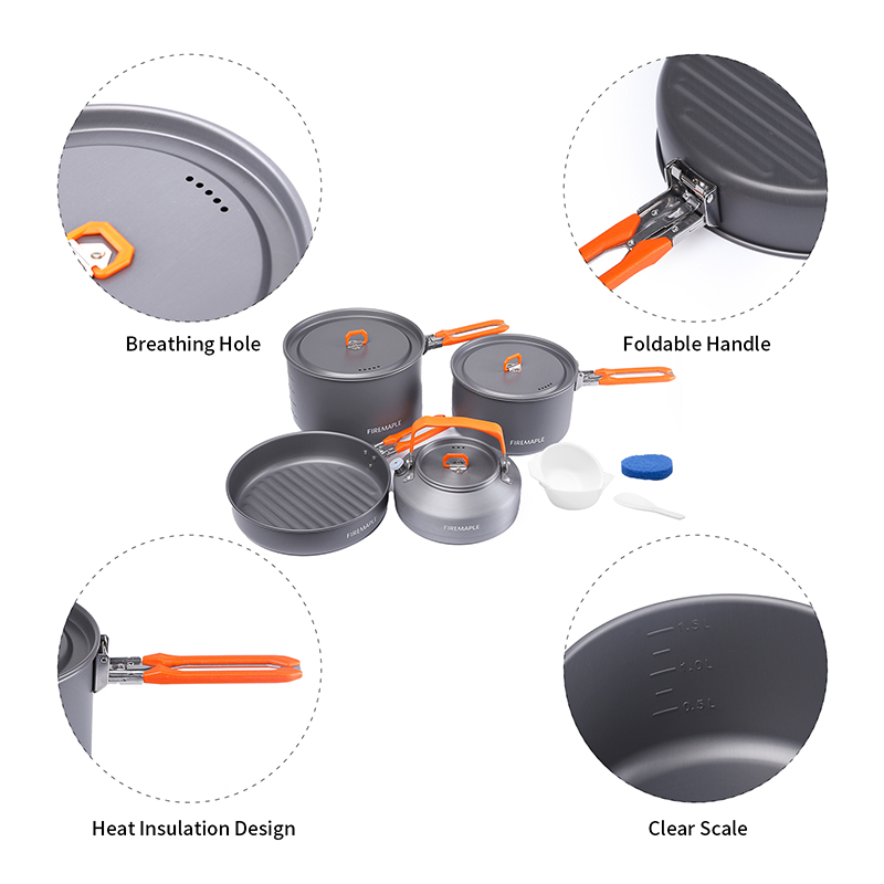 Fire Maple 4-5 Person Cookware - Camping Cooking Set 2 Person ulasan dan harga