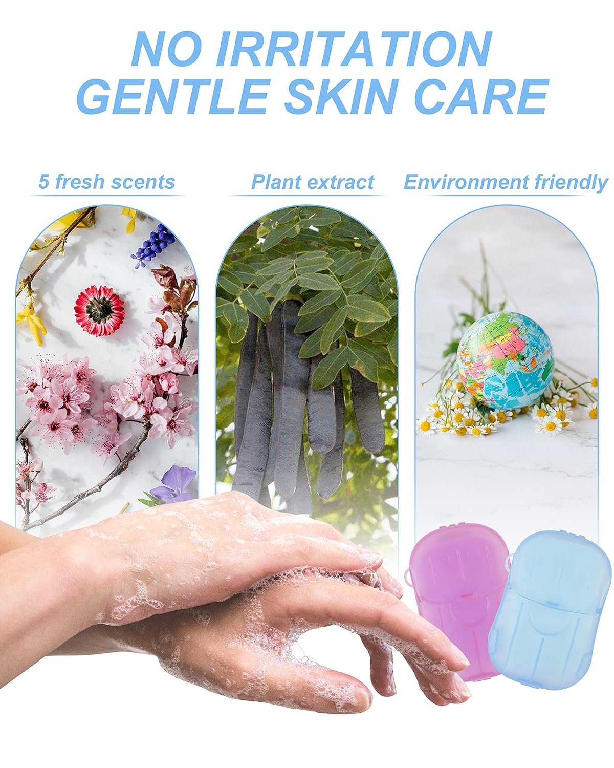 5/10/20 Boxes Scented Hand Soa - Biodegradable Soap Camp ulasan dan harga