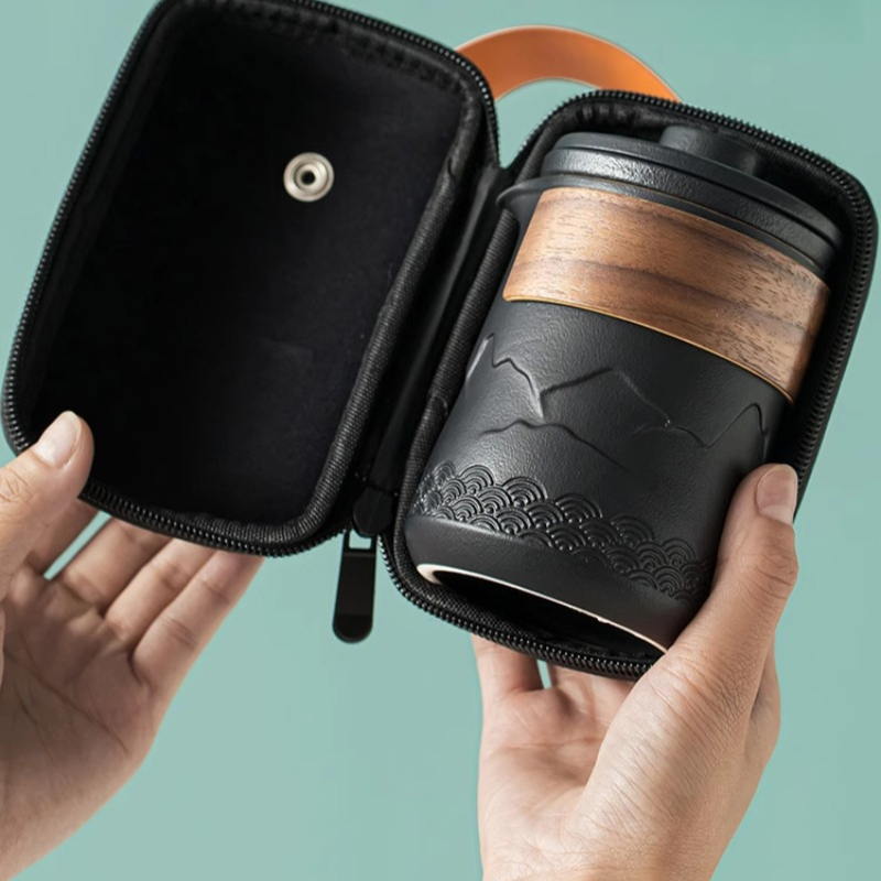 Portable Travel Tea Set One Po - Camping Cooking Utilities ulasan dan harga