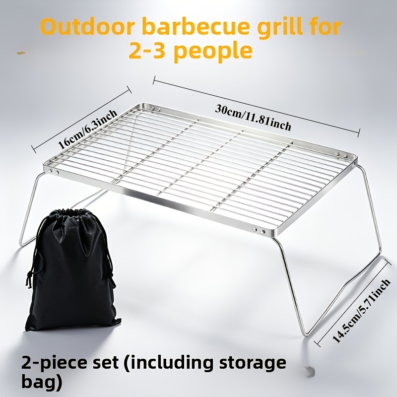 Portable Foldable Stainless Ca - Camping Cooking Device ulasan dan harga