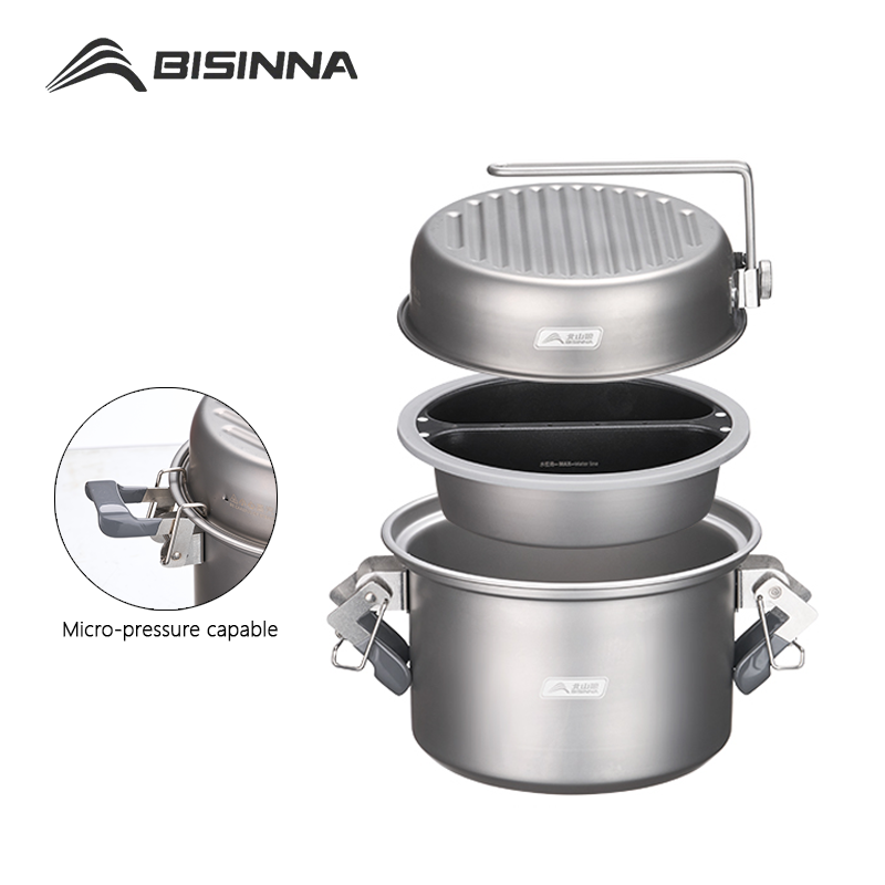 BISINNA Micro Pressure Cooker  - Camping Cooking Set 2 Person ulasan dan harga