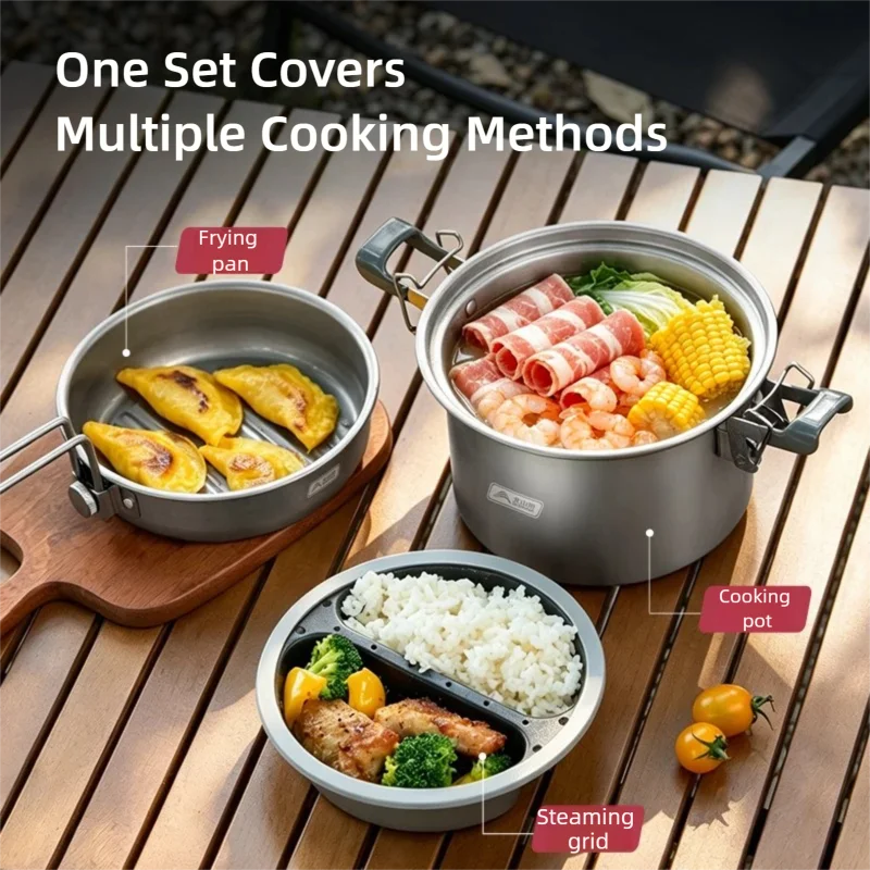 BISINNA Micro Pressure Cooker  - Camping Cooking Set 2 Person ulasan dan harga