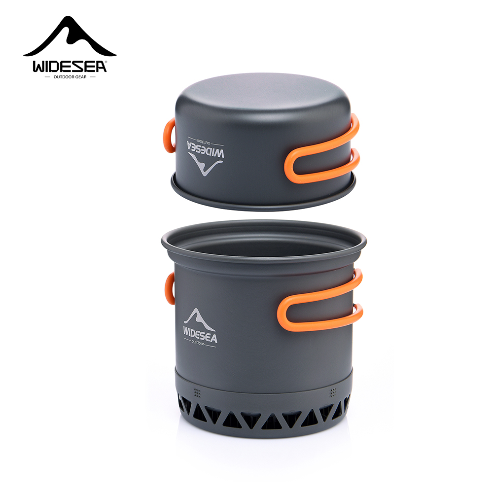 Outdoor Camping Pot 1.3L 2.3L  - Camping Cooking Set 2 Person ulasan dan harga