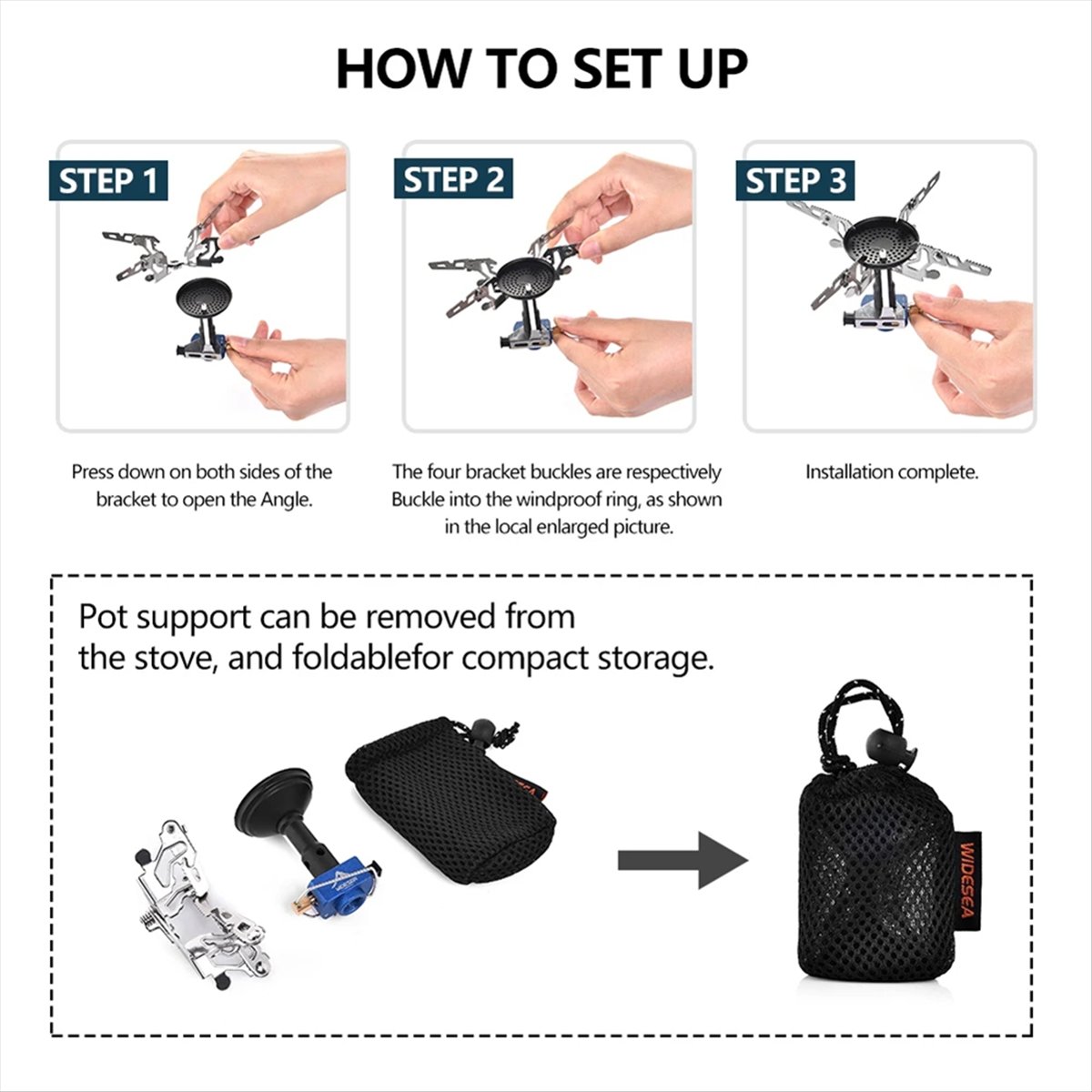 ABJV  Outdoor Camping Gas Burn - Camping Cooking Gas Stove ulasan dan harga