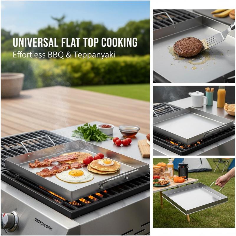 Universal Flat Top Griddle 18x - Camping Cooking Device ulasan dan harga