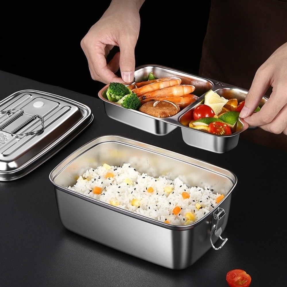Double-layer Stainless Steel L - Camping Cooking Device ulasan dan harga