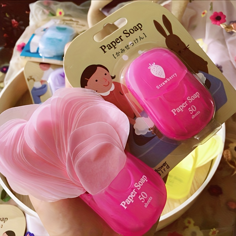50pcs Portable Soap Sheets | U - Biodegradable Soap Camp ulasan dan harga