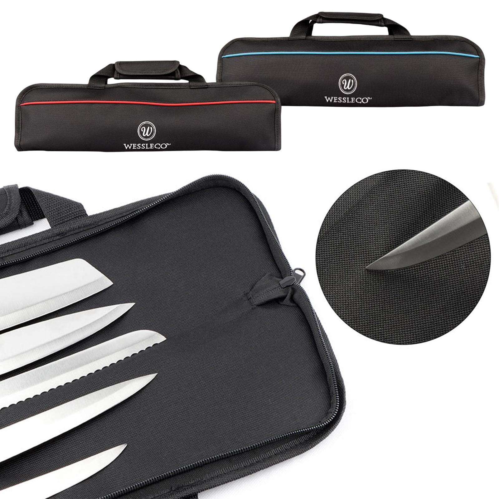 Chef Knife Storage Bag Oxford  - Camping Cooking Utensil Roll ulasan dan harga