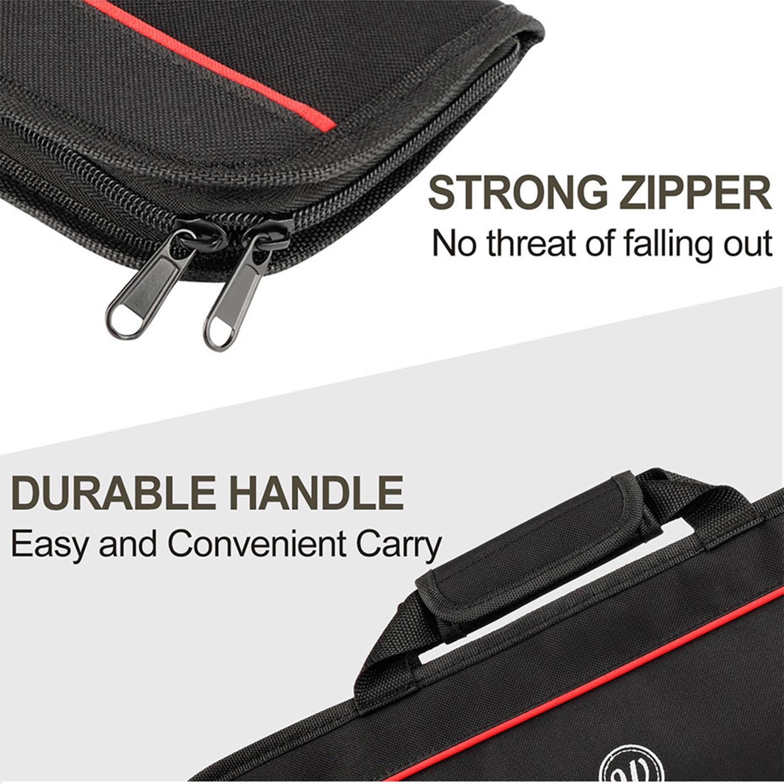Chef Knife Storage Bag Oxford  - Camping Cooking Utensil Roll ulasan dan harga