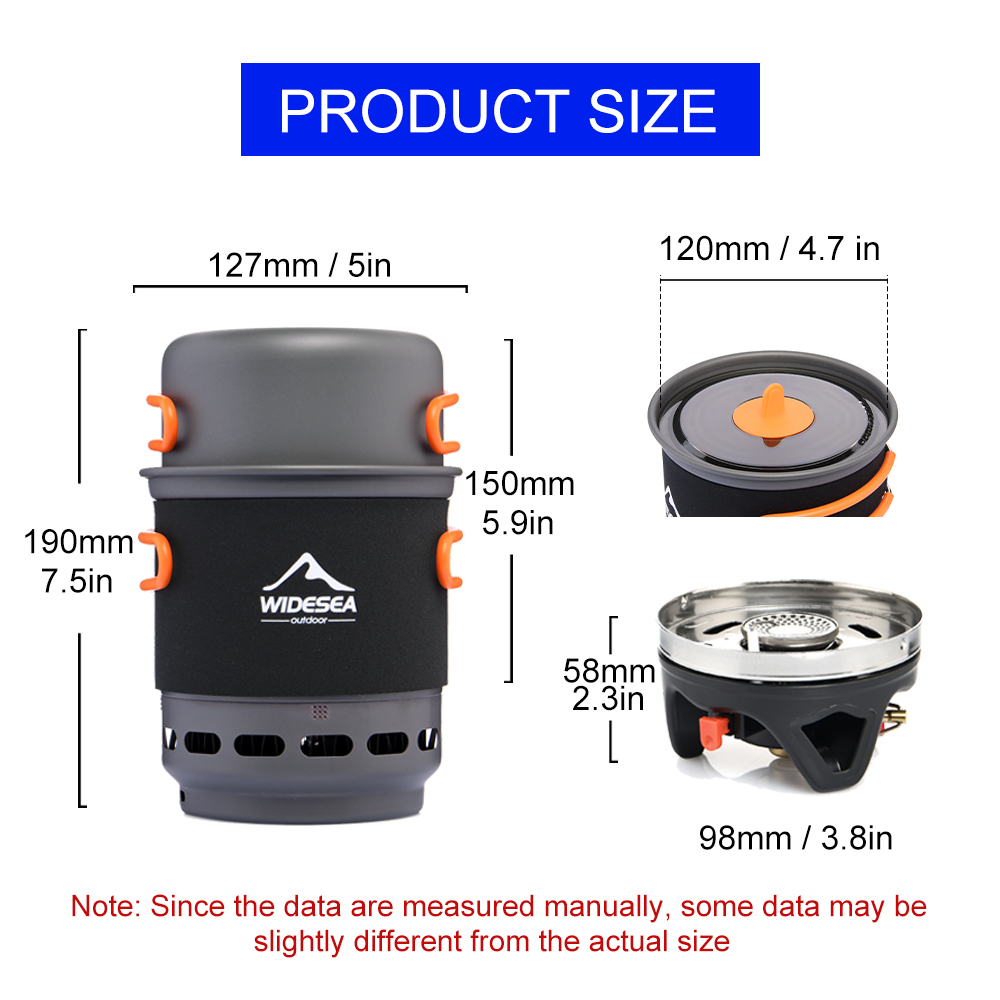 Widesea Camping Cooking System - Camping Cooking Set 2 Person ulasan dan harga