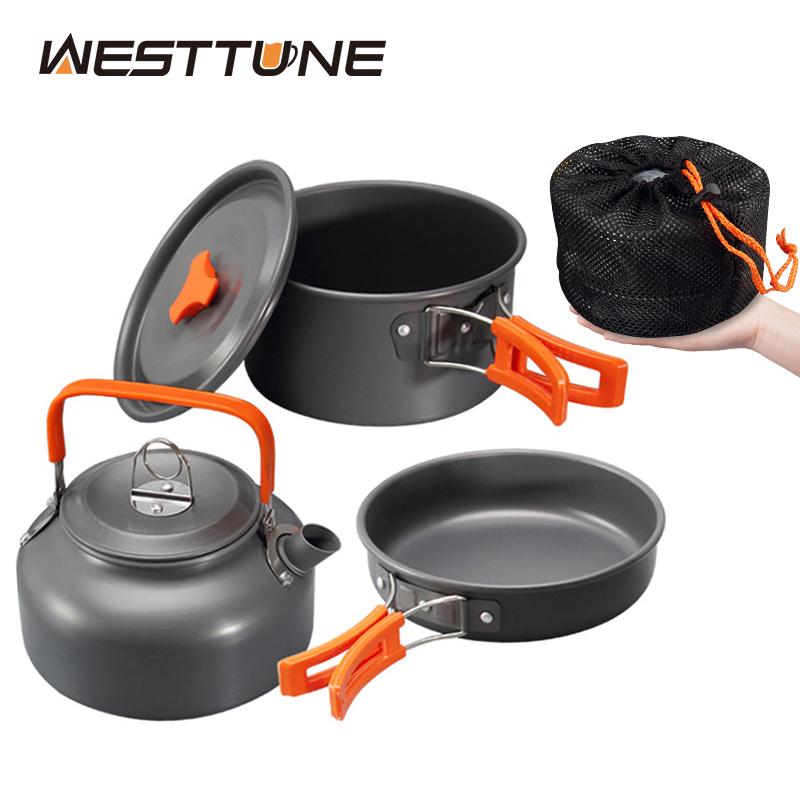WESTTUNE Camping Cookware Kit  - Camping Cooking Rice ulasan dan harga