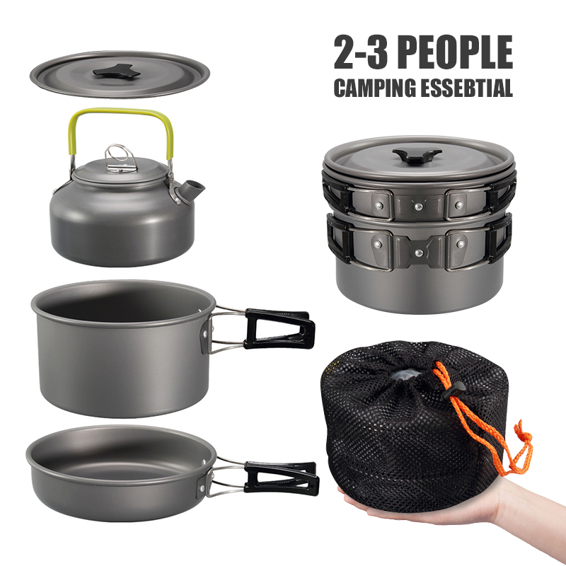 WESTTUNE Camping Cookware Kit  - Camping Cooking Rice ulasan dan harga