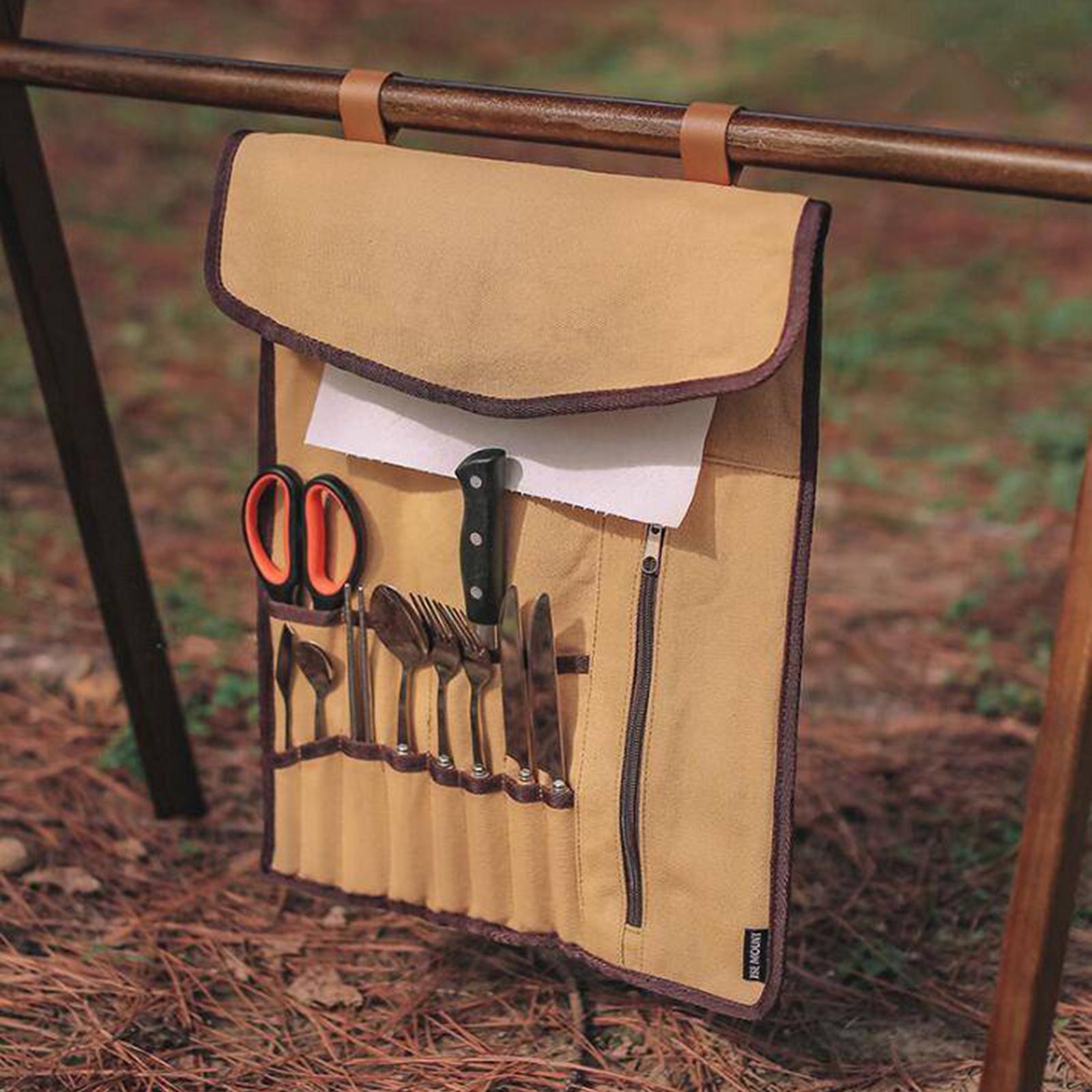 Portable Camping Utensil Roll  - Camping Cooking Utensil Roll ulasan dan harga