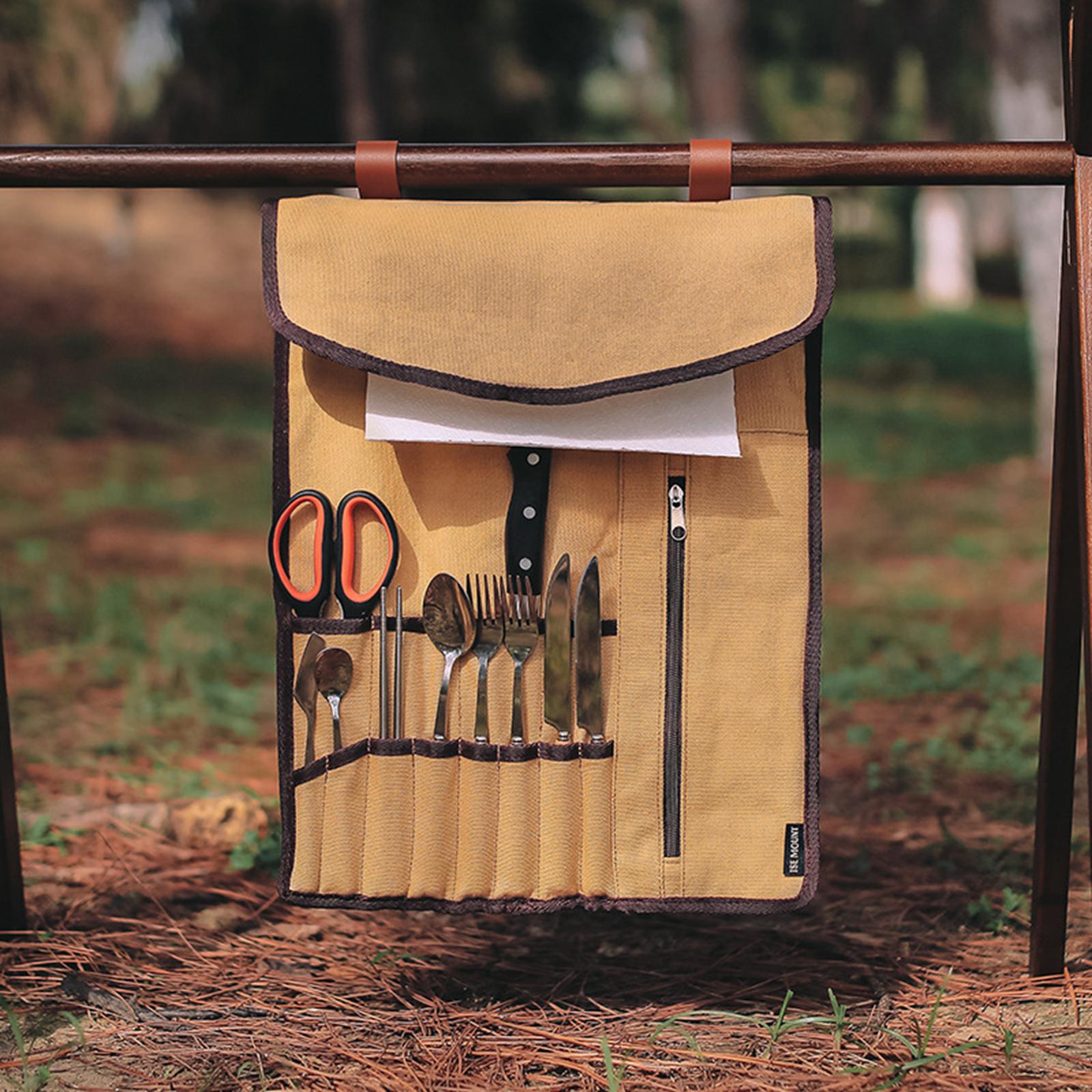 Portable Camping Utensil Roll  - Camping Cooking Utensil Roll ulasan dan harga