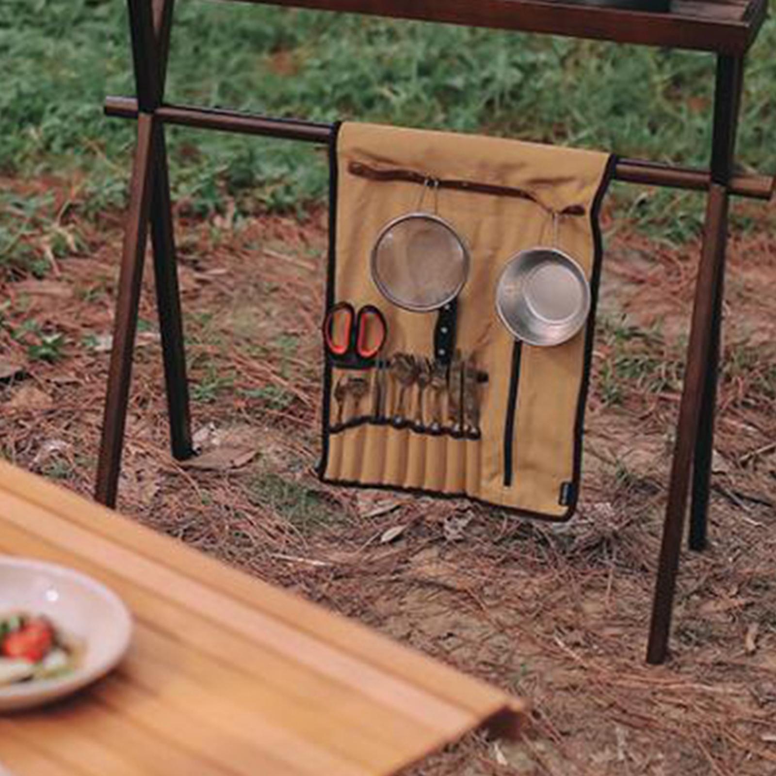 Portable Camping Utensil Roll  - Camping Cooking Utensil Roll ulasan dan harga
