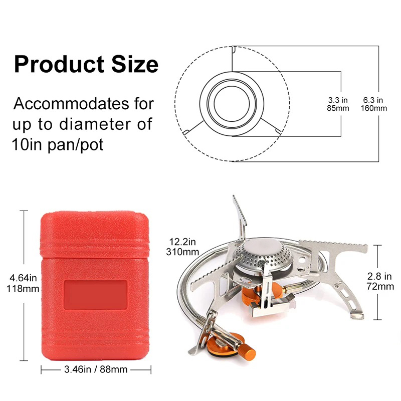 Camping Gas Stove Portable Fol - Camping Cooking Gas Stove ulasan dan harga