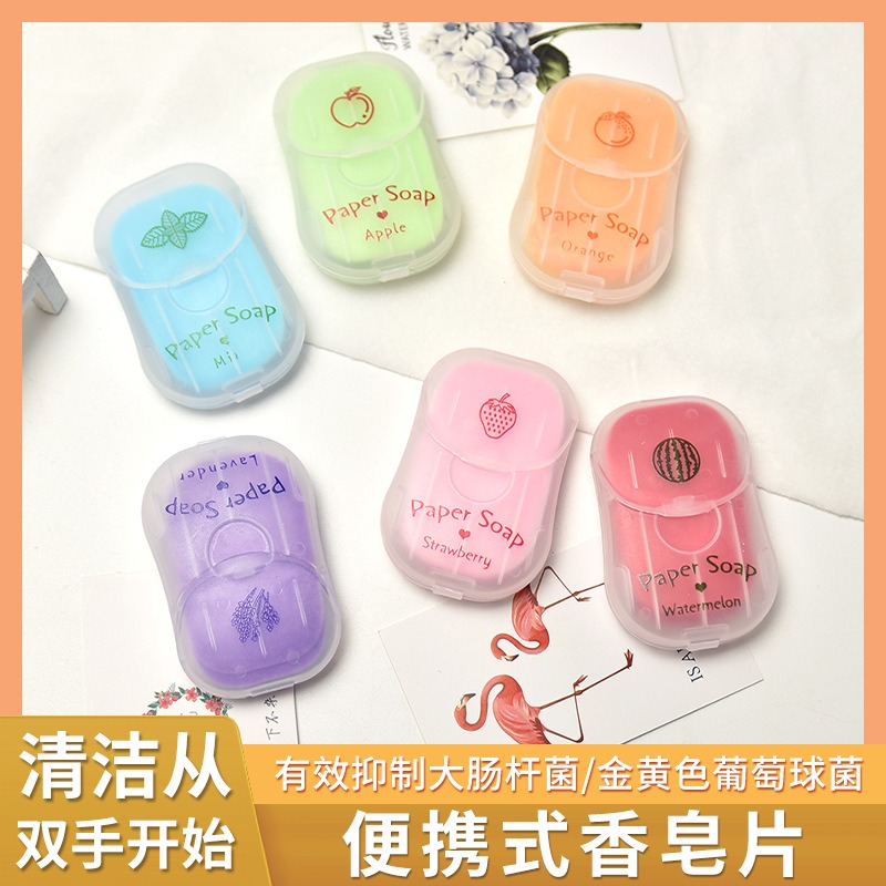 SOAP 50Pcs Milk Cartoon Dispos - Biodegradable Soap Camp ulasan dan harga