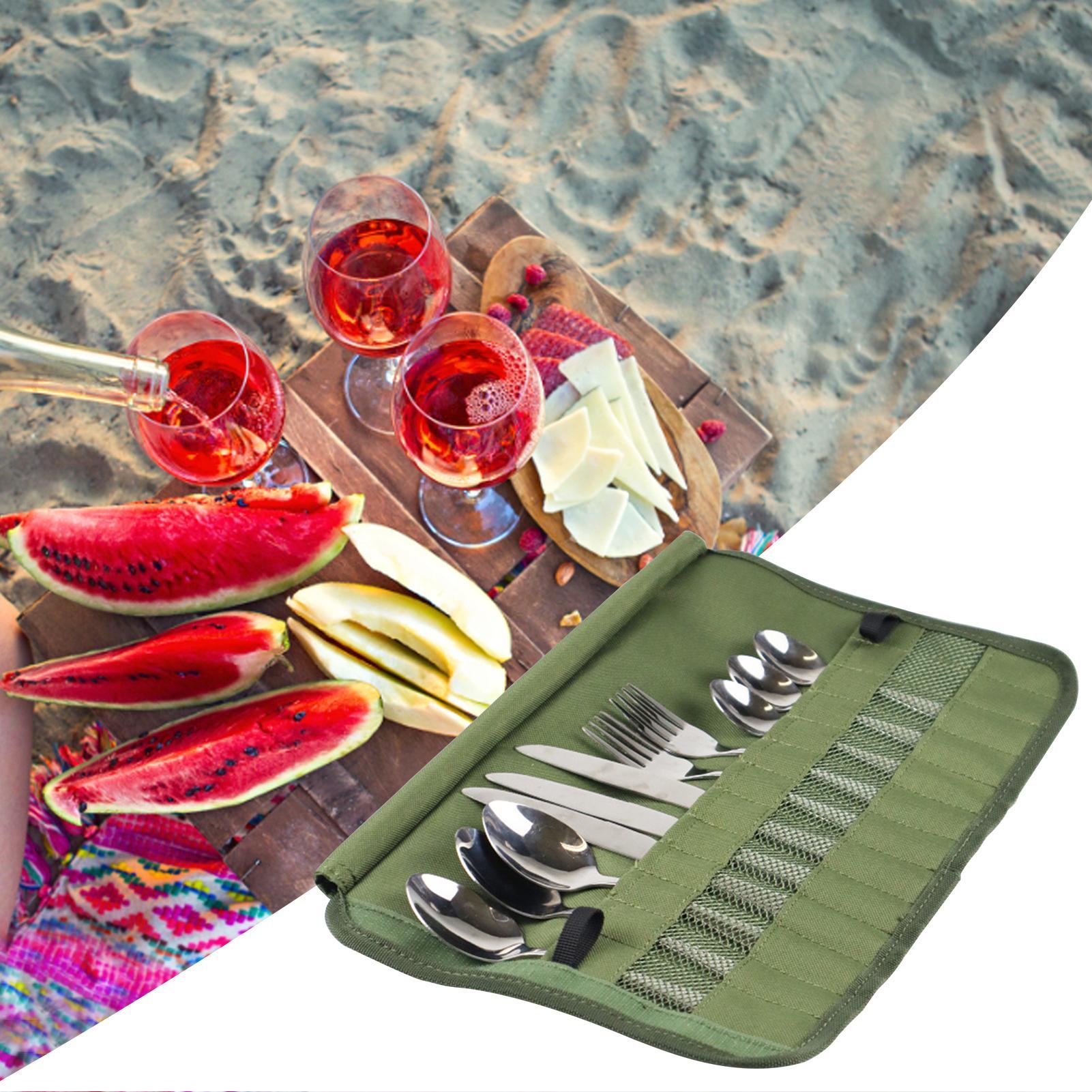 Cuisine Storage Bag Camping Cu - Camping Cooking Utensil Roll ulasan dan harga