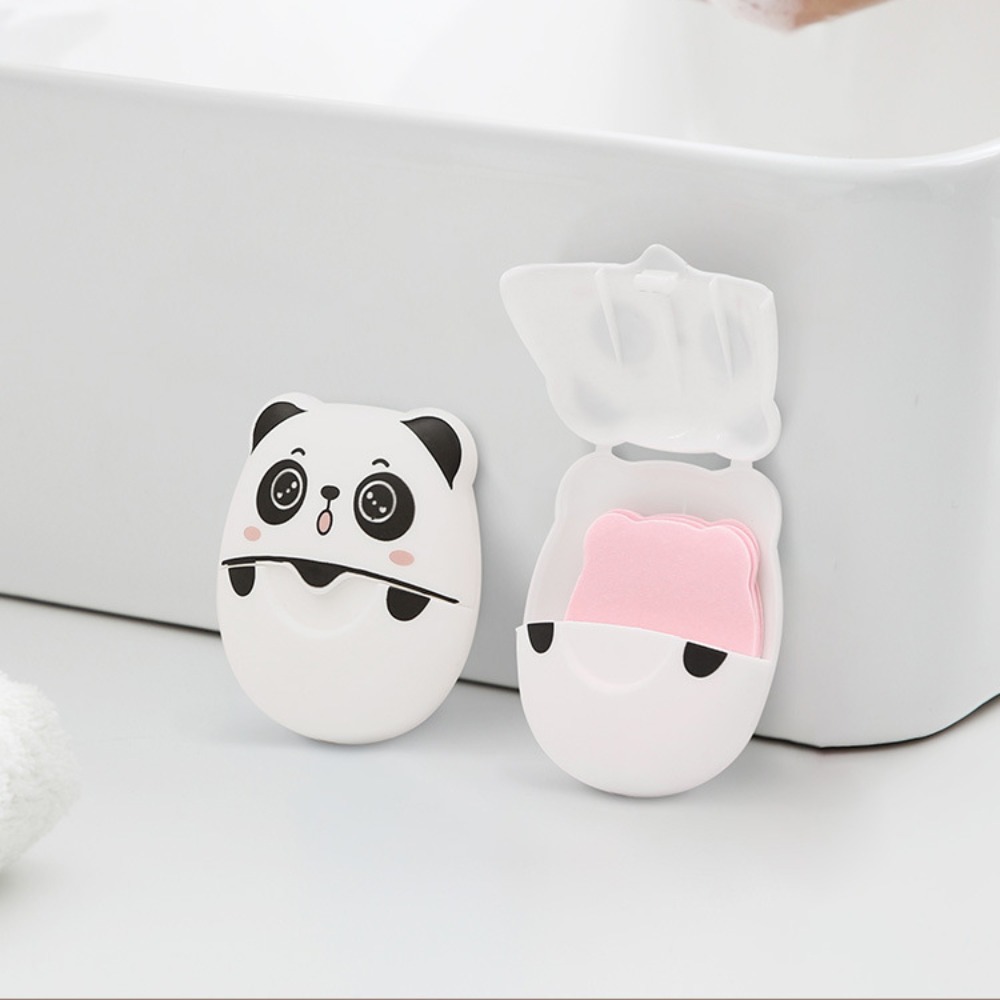50pcs/box Panda Soap Flakes Fr - Biodegradable Soap Camp ulasan dan harga