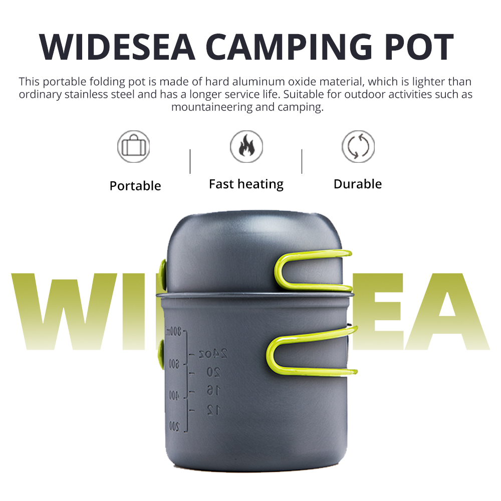 Widesea Ultralight Camping Coo - Camping Cooking Set 2 Person ulasan dan harga
