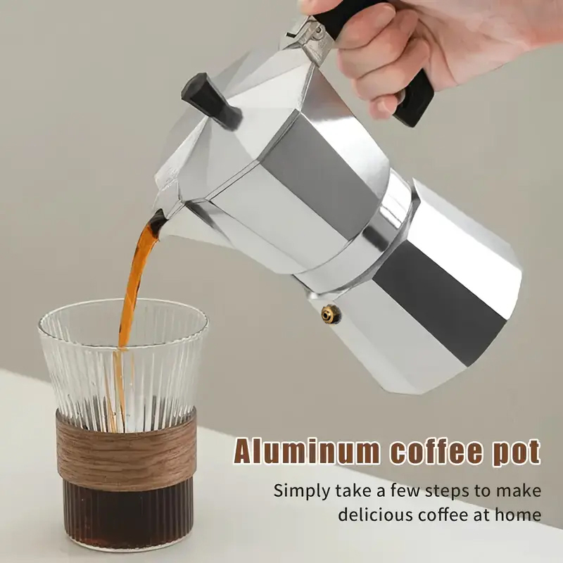 Classic Aluminum Moka Pot 50-3 - Camping Cooking Utilities ulasan dan harga