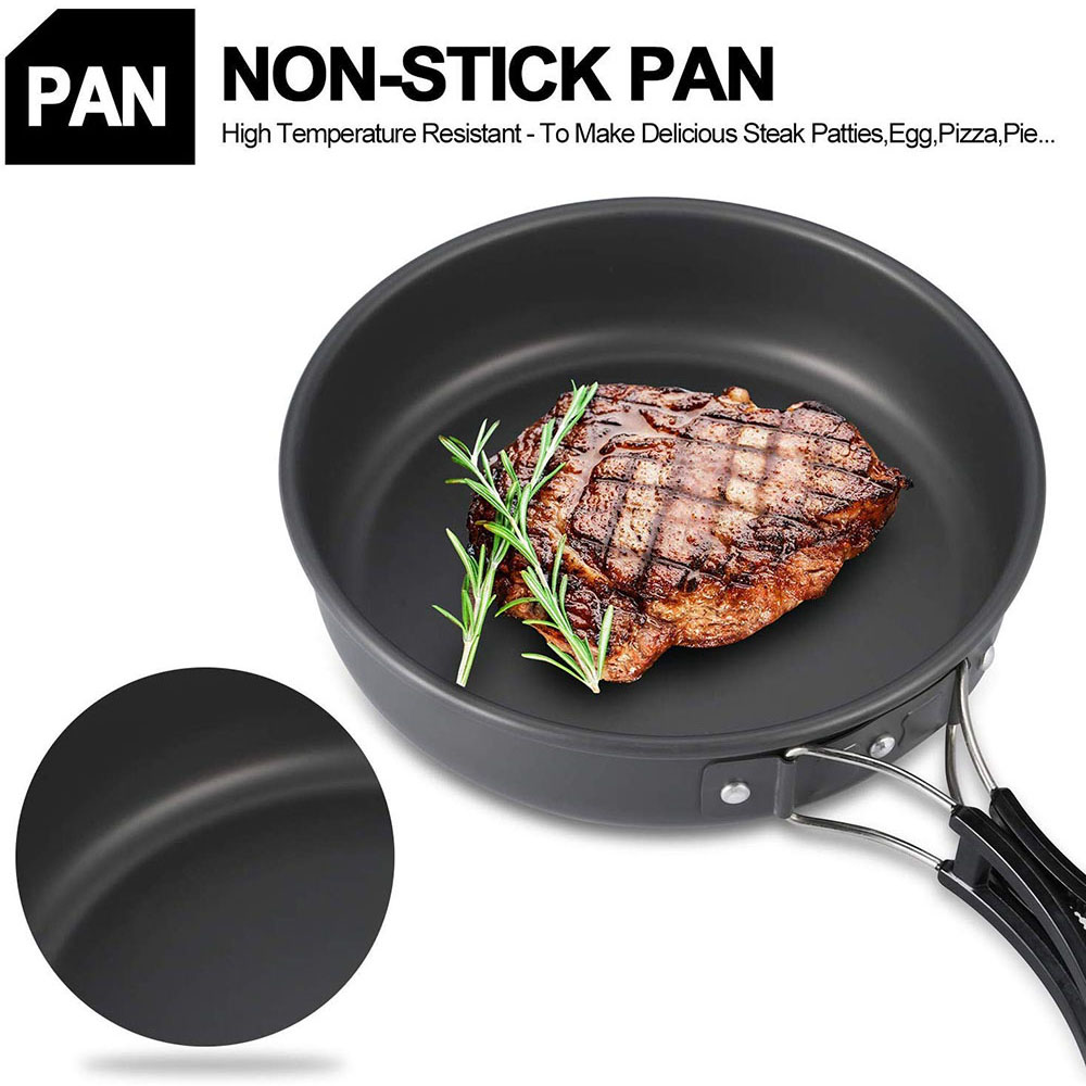 Camping Cookware Set Aluminum  - Camping Cooking Ware Set ulasan dan harga