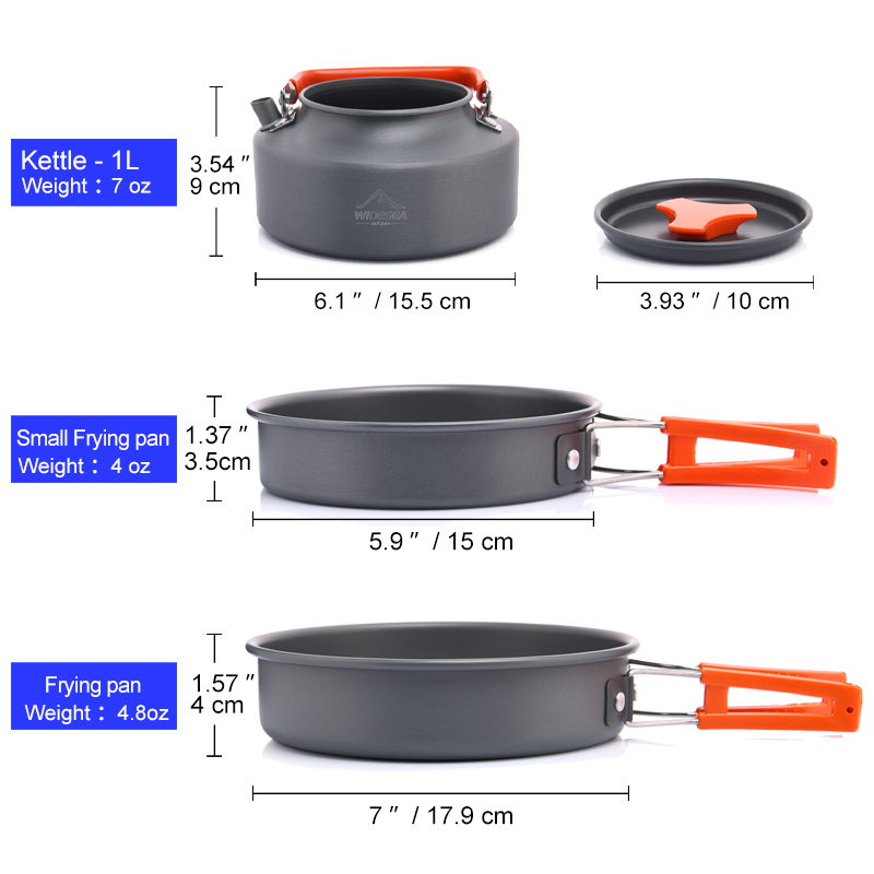 Widesea Camping Outdoor Cookwa - Camping Cooking Rice ulasan dan harga