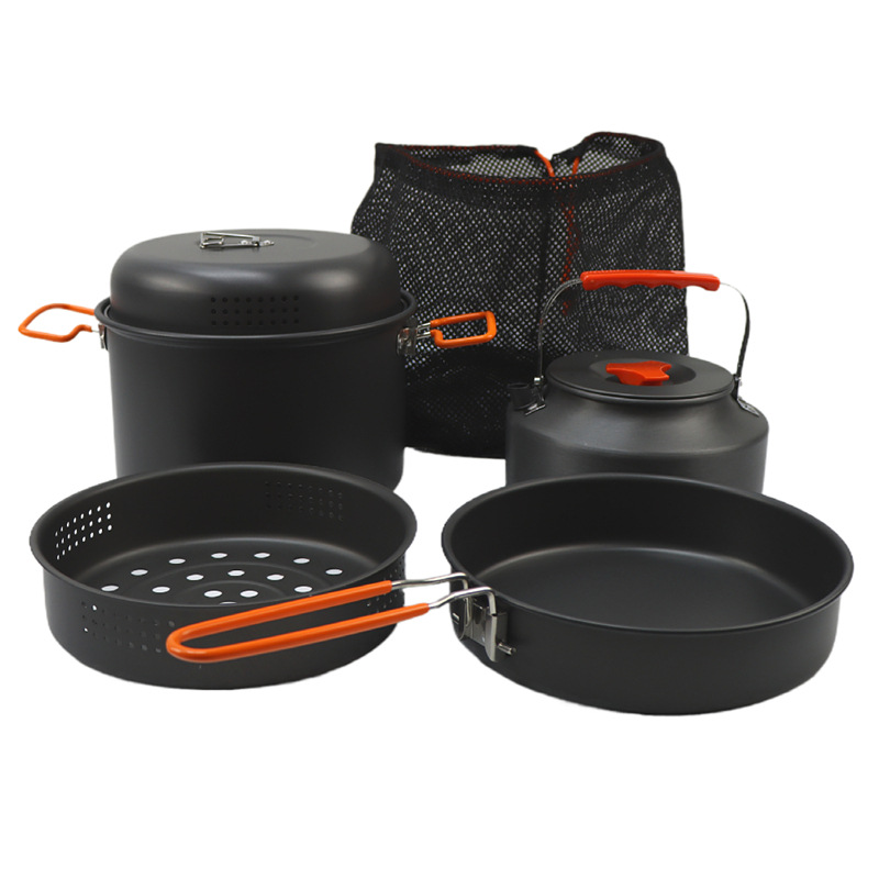 Outdoor Cookware Set Camping C - Camping Cooking Pan Set ulasan dan harga