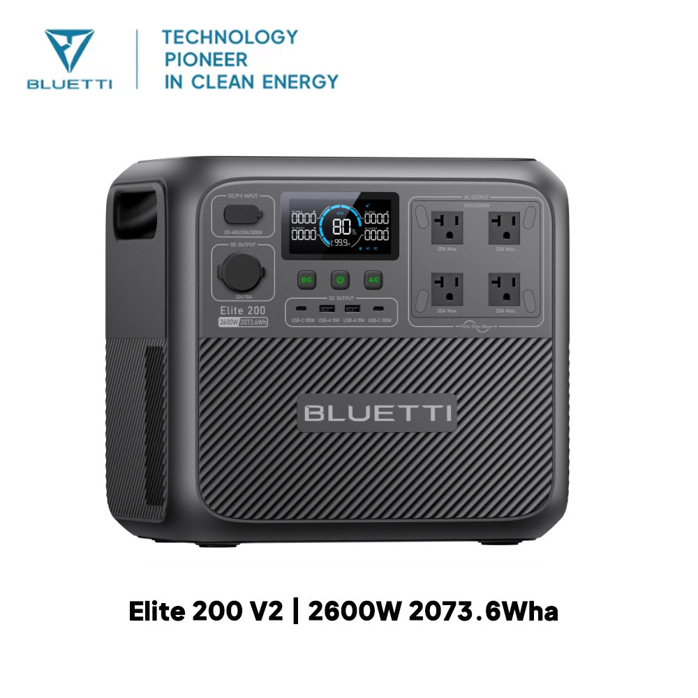 【Renew】BLUETTI Elite 200 V2 Po - Camping Cooking Device ulasan dan harga