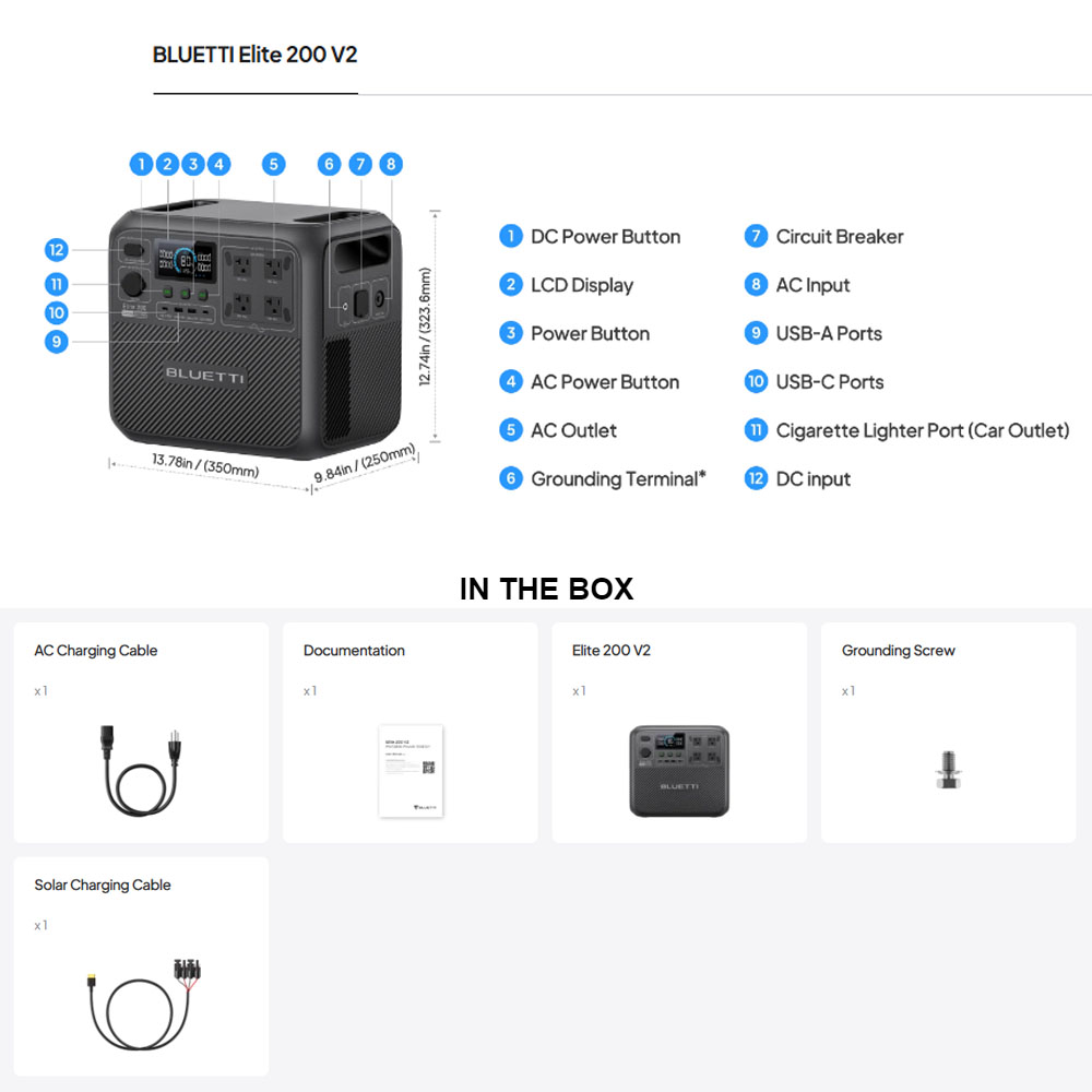 【Renew】BLUETTI Elite 200 V2 Po - Camping Cooking Device ulasan dan harga