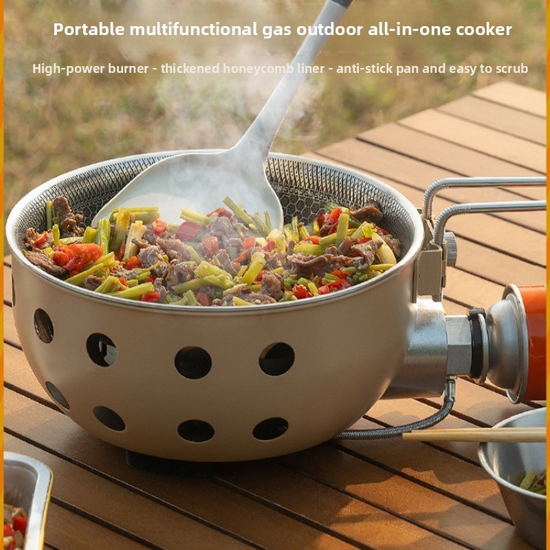 Portable Outdoor Butane Stove  - Camping Cooking Ware Set ulasan dan harga