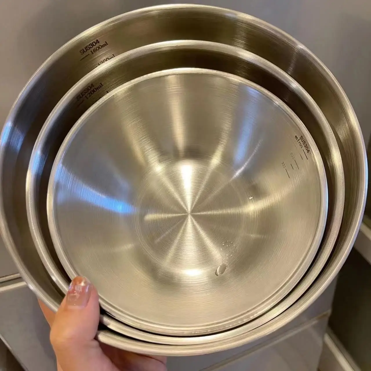 1-3 Stainless Steel Bowl Set w - Camping Cooking Pan Set ulasan dan harga