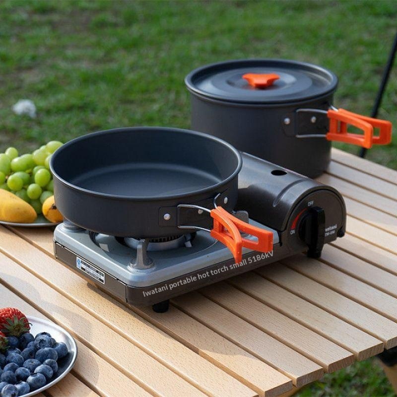 Portable Aluminum Camping Cook - Camping Cooking Ware Set ulasan dan harga