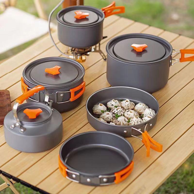 Portable Aluminum Camping Cook - Camping Cooking Ware Set ulasan dan harga