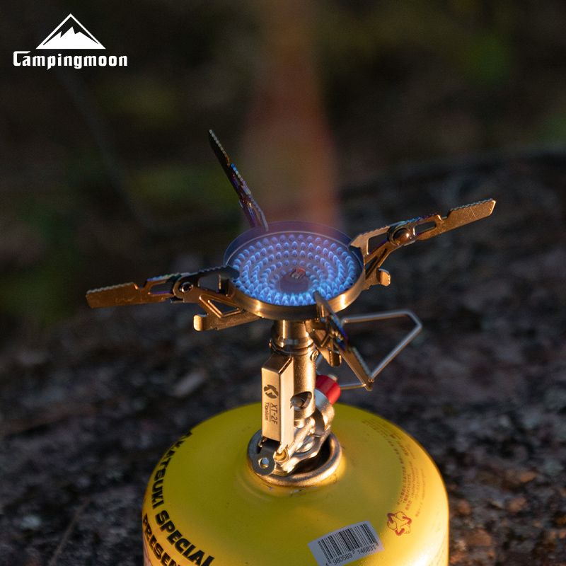 CAMPINGMOON XT-2F Xuanfeng Tit - Camping Cooking Gas Stove ulasan dan harga