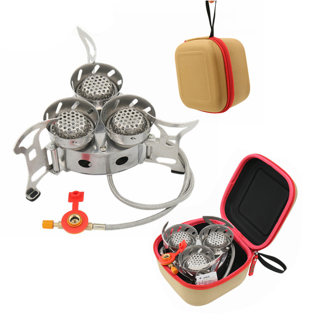 11000W High Power Windproof Ou - Camping Cooking Gas Stove Portable Tool ulasan dan harga