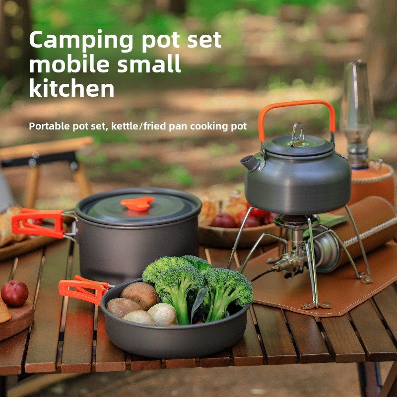 Outdoor Camping Cookware Set f - Camping Cooking Set 2 Person ulasan dan harga