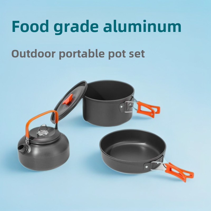 Outdoor Camping Cookware Set f - Camping Cooking Set 2 Person ulasan dan harga