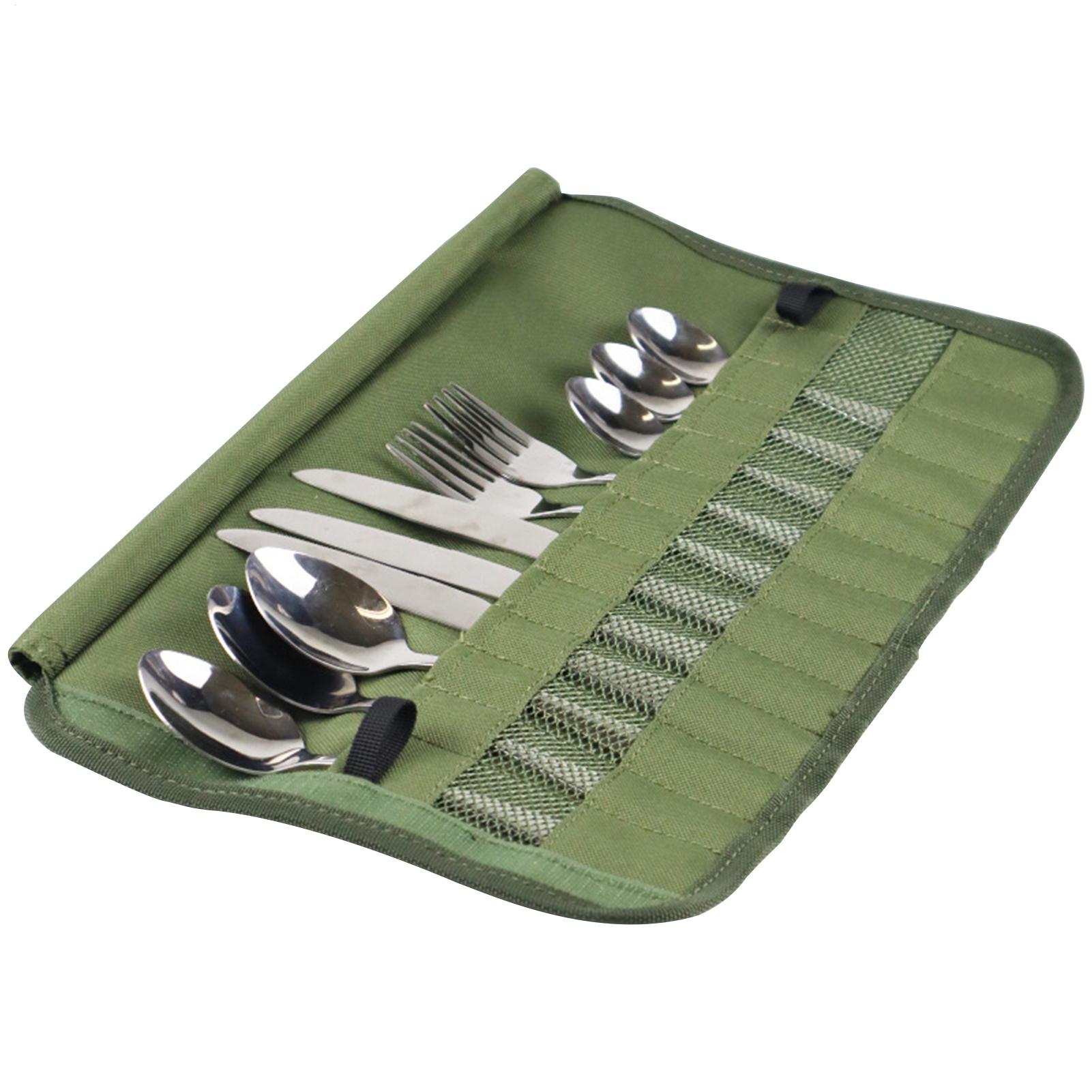 Camping Cutlery Roll Bag Kitch - Camping Cooking Utensil Roll ulasan dan harga